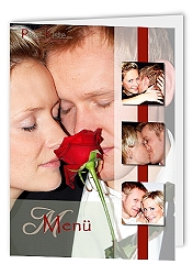 Menükarte zur Hochzeit