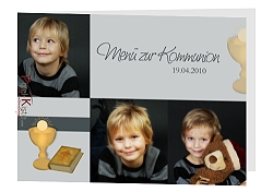 Menükarten zur Kommunion oder Konfirmation